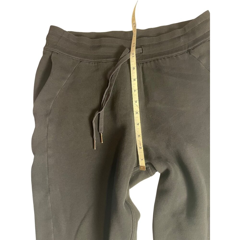 Lululemon Womens Scuba High-Rise Jogger Fleece Black Drawstring Size 10 W5CVAS - Picture 11 of 13